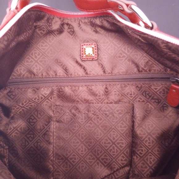 Reddish-Brown Relic Purse Handbag Vegan Leather - Picture 4 of 7